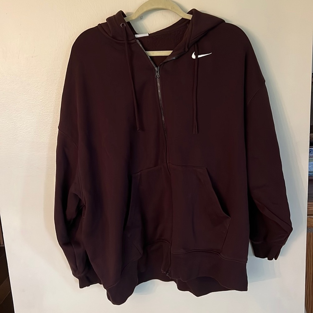 Nike Hoodie, Brown, M